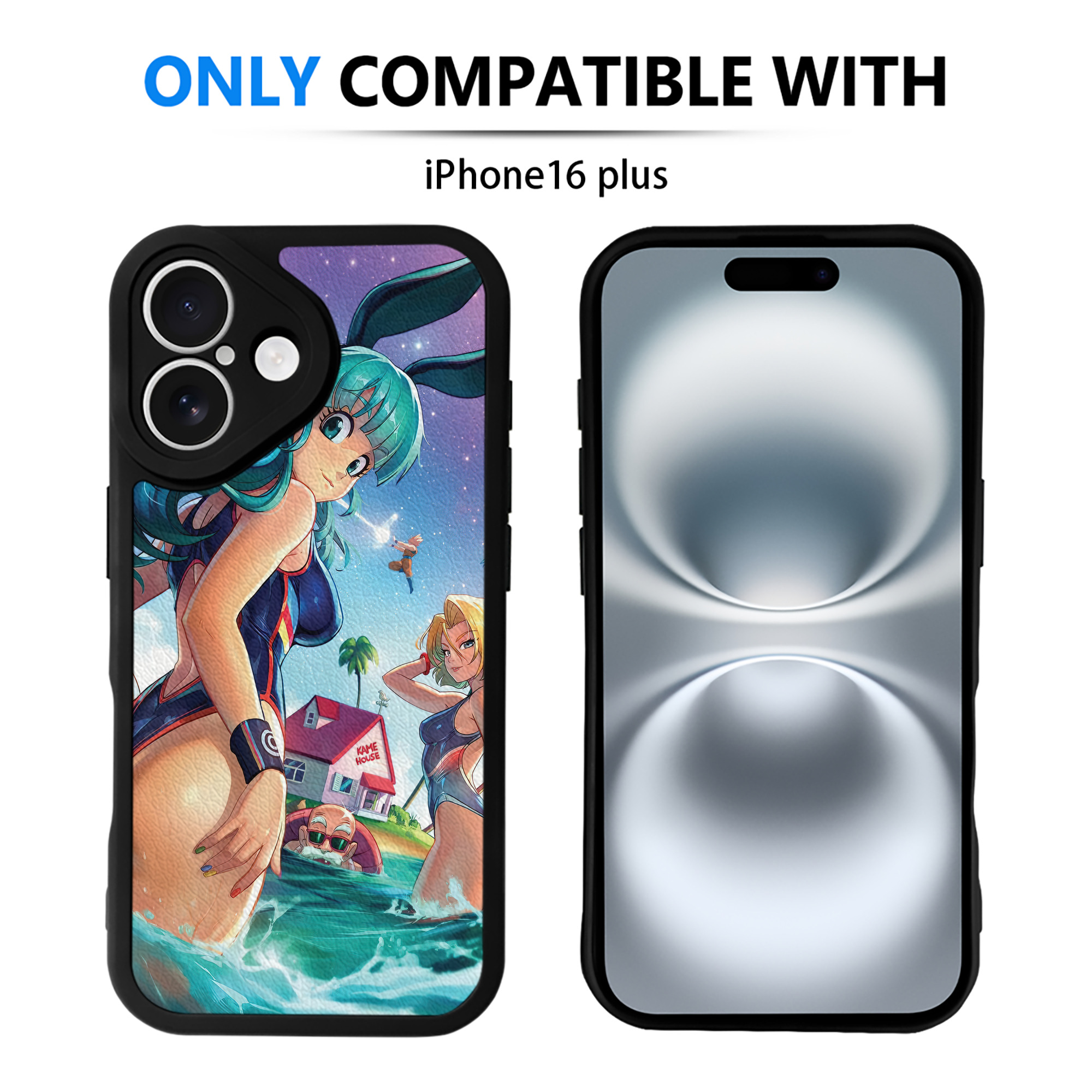 （画像用） ドラゴンボール DRAGON BALL 【iPhone 16シリーズ対応】シリコンスマホケース（レザー調） 材質：シリコン
